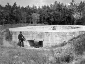 Sikringsstilling Nord Batteri i Mjolden (BA30), brisken 1927