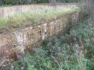 Intakt halvdelingsbunker, halvdelingsbunker