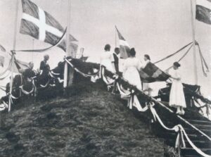 Efter 1864, ceremonien på Kongeskansen 1920