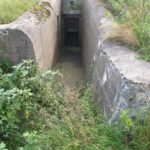 Bangsbofortets bunkere, nedgang til mandskabsbunker på Bangsbo Fort
