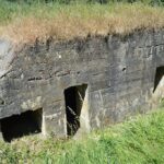 Intakte bunkere i Kalby Plantage, maskingeværbunker