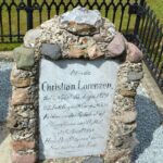 Grave og mindesten på Nybøl kirkegård, mindesten Christian Lorenzen 18. april